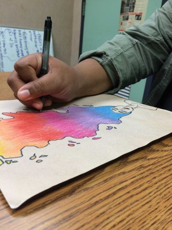 Just Art with Joanna: Colorful Goddess