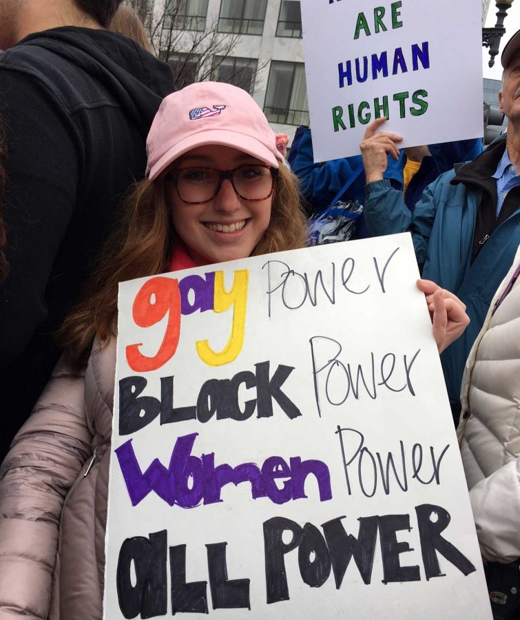 Students+Protest+at+National+Womens+March
