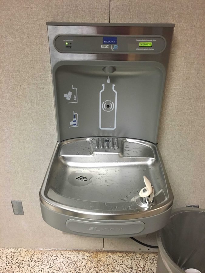 Installation of new water fountains