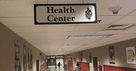 The health center is located in lower M hall.