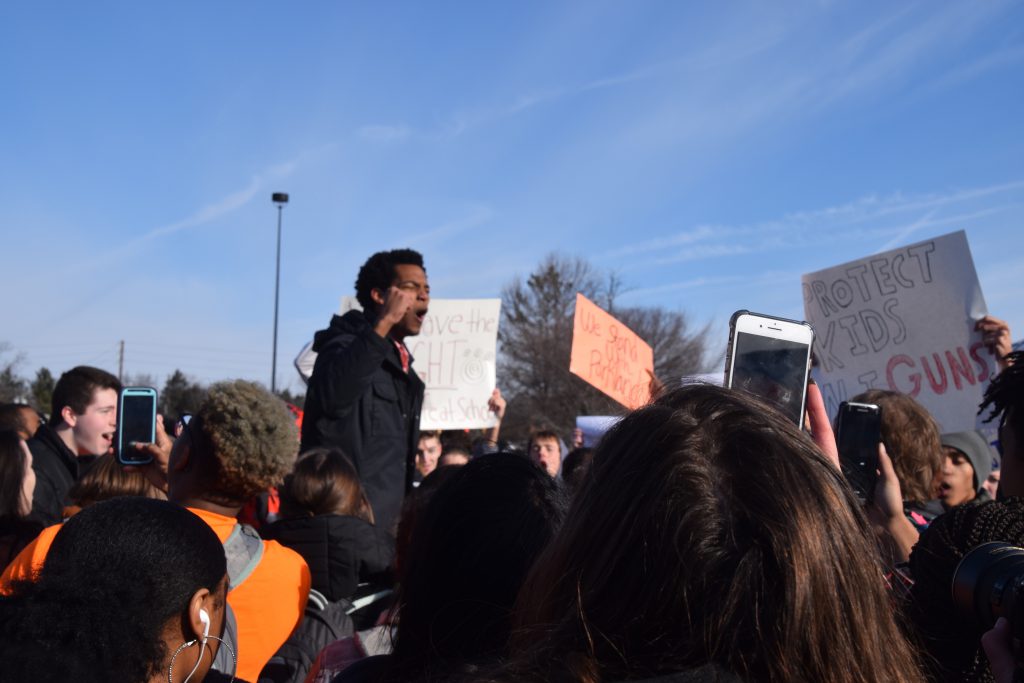 North Central student walkout gallery