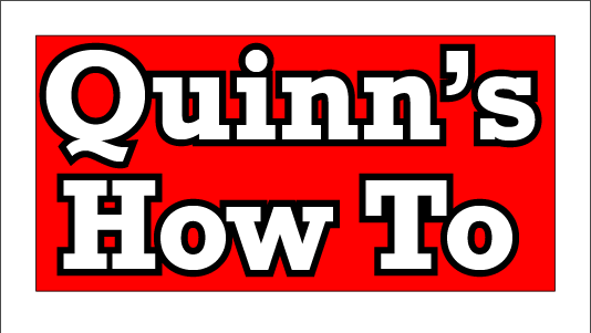 Quinns How To #4: getting involved socially