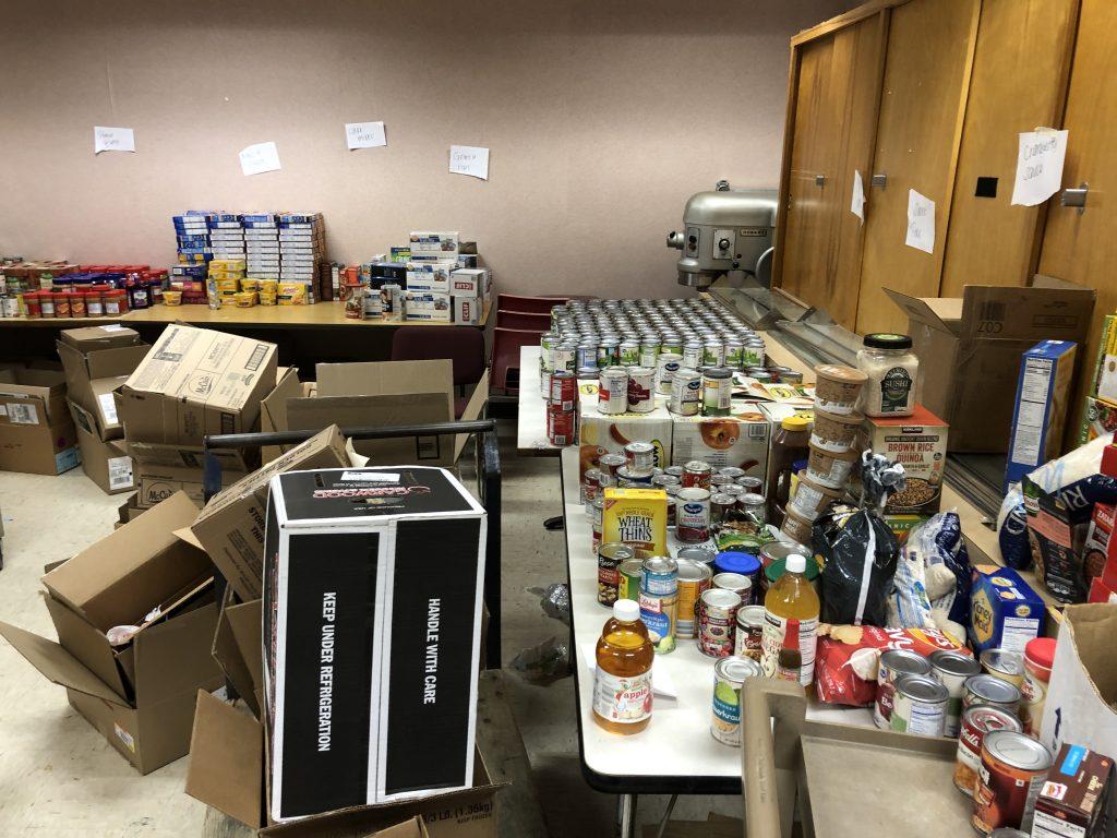 Food drive benefits township families