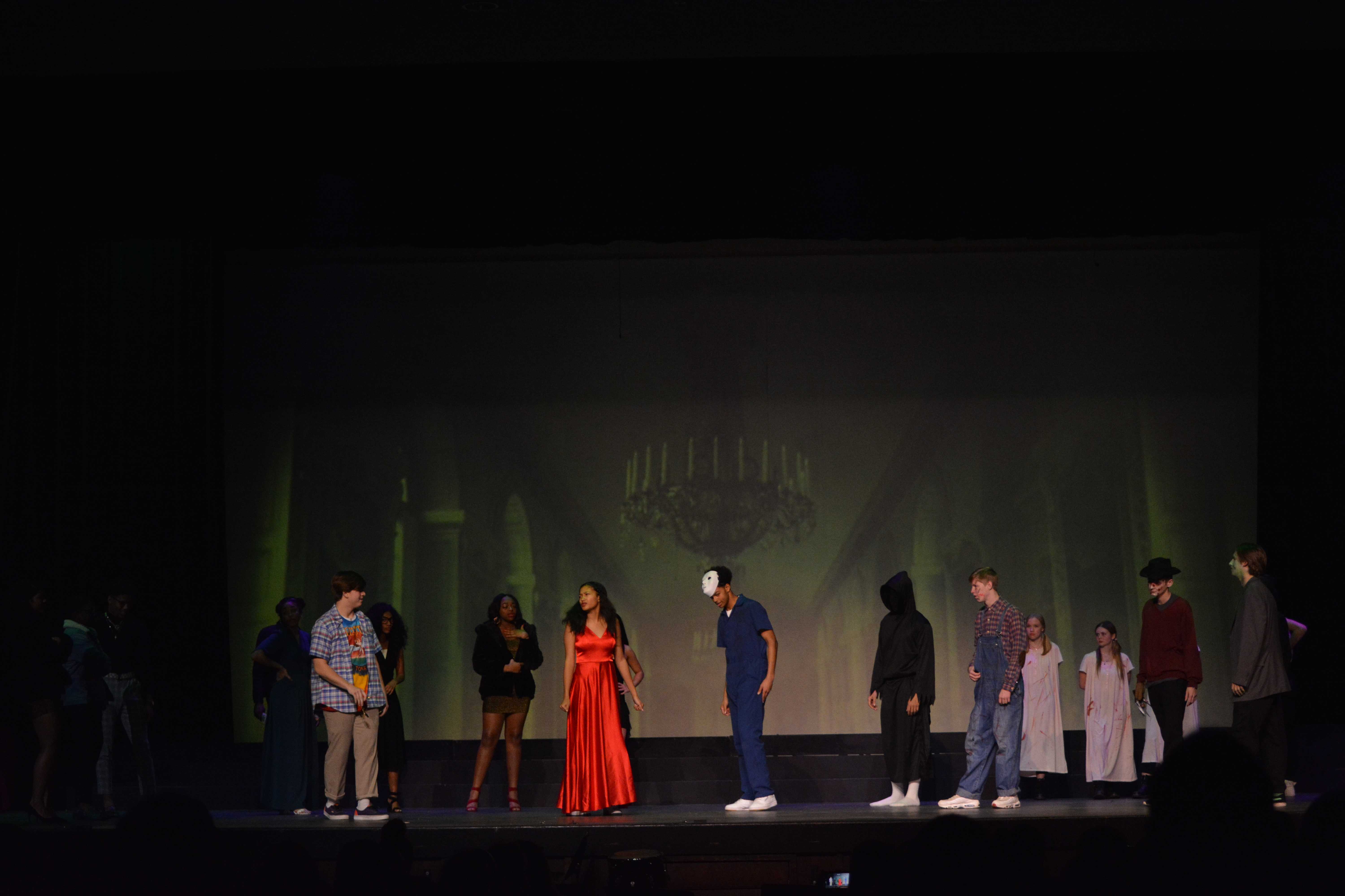 The members of "Goosebumps" from last year's Junior Spectacular perform. The event was one of the final school events before the lockdown.