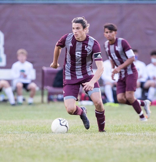 Senior Stefan Bahamonde from Lawrence Central.