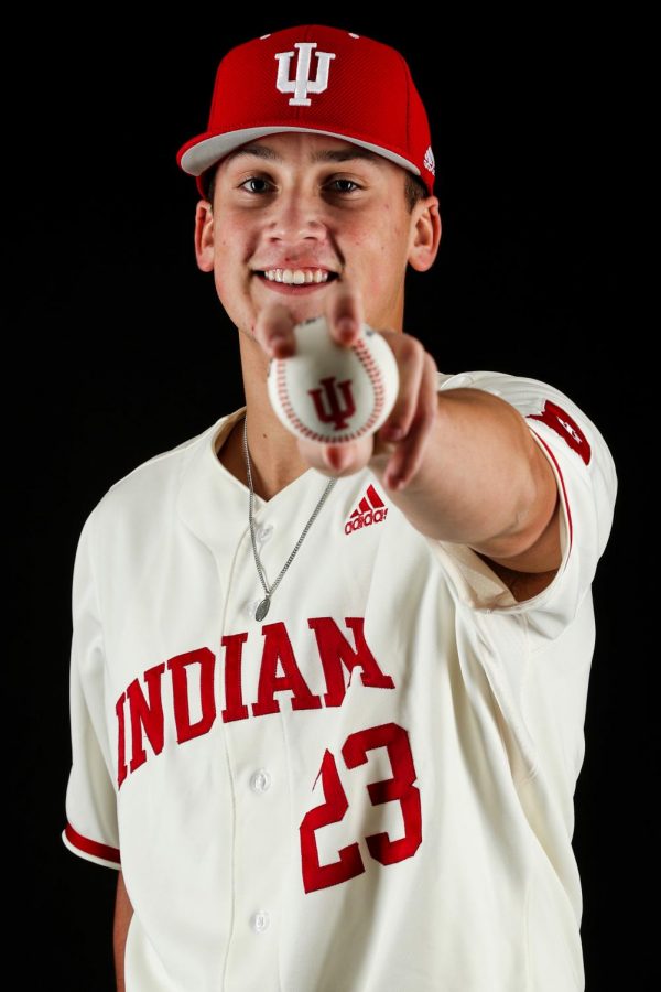 Alumnus Zach Behrmann now plays baseball at Indiana University. Behrmann was the ace pitcher during his time in high school. 