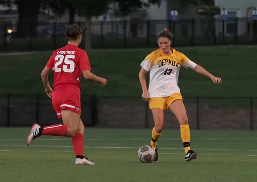 Allison Harvey plays soccer at Depauw University. Harvey graduated from NC in 2018.