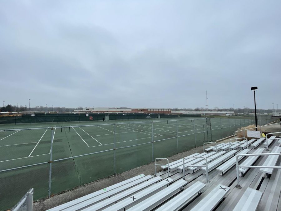 The tennis courts were built in 1970 and named after Barbara Wynne. 
This spring will be the first time the tennis courts will be completely torn up since then.