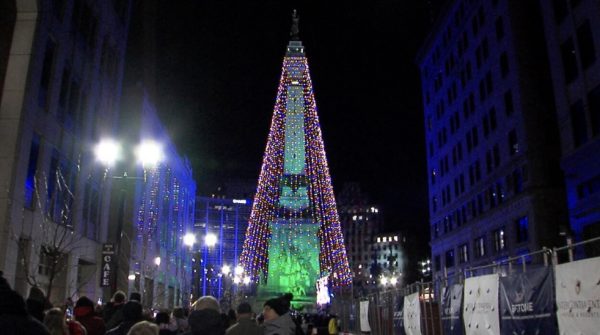 Downtown Indy decorates for holidays