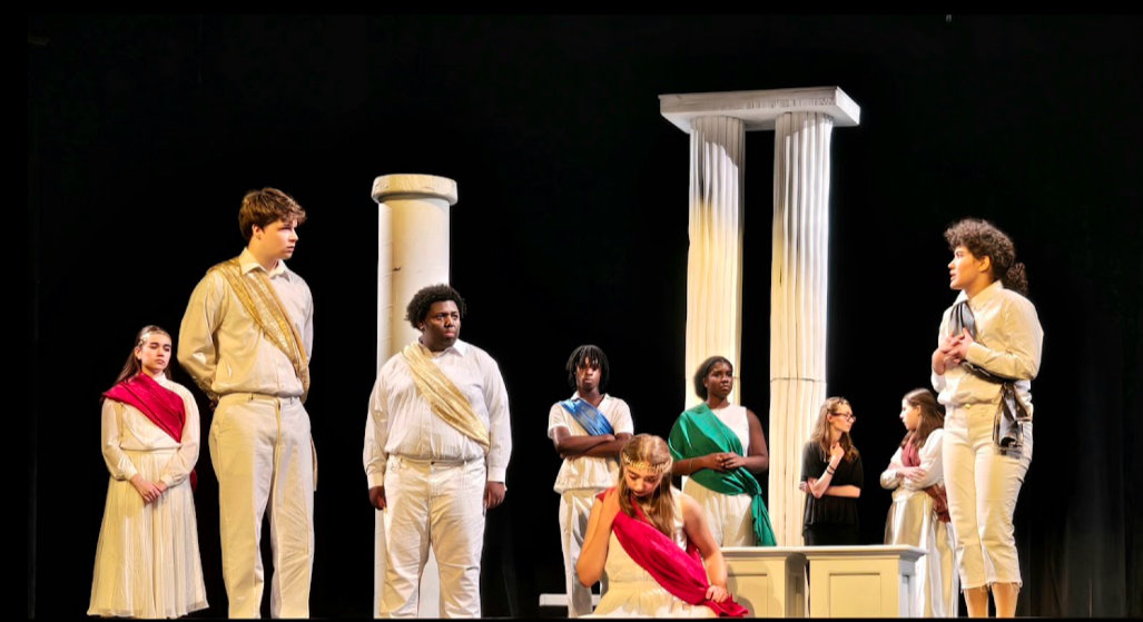 Repertory Theater students perform 'Antigone.' Antigone was performed on August 28-29. 