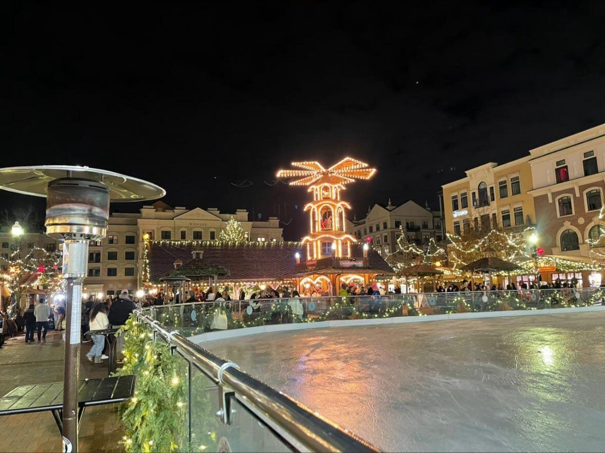 The Christkindlmarkt is bright and alive even after dark. Since 2017, this market has been one of the most anticipated holiday events throughout Indiana.