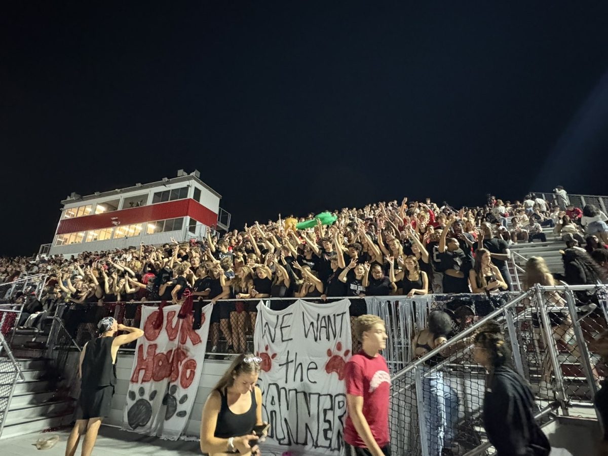 North Central Panthers pack the stands each Friday night to show school spirit and support our football team. This year, Panthers have done a great job competing for AC’s Banner. 