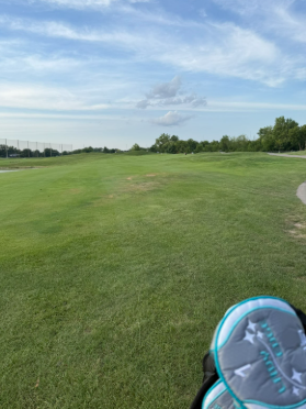 Picture of golf course from a match 