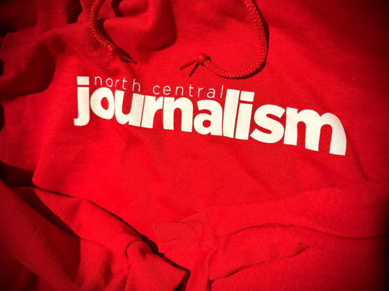 This is a hoodie that all students in journalism receive when they join the class.