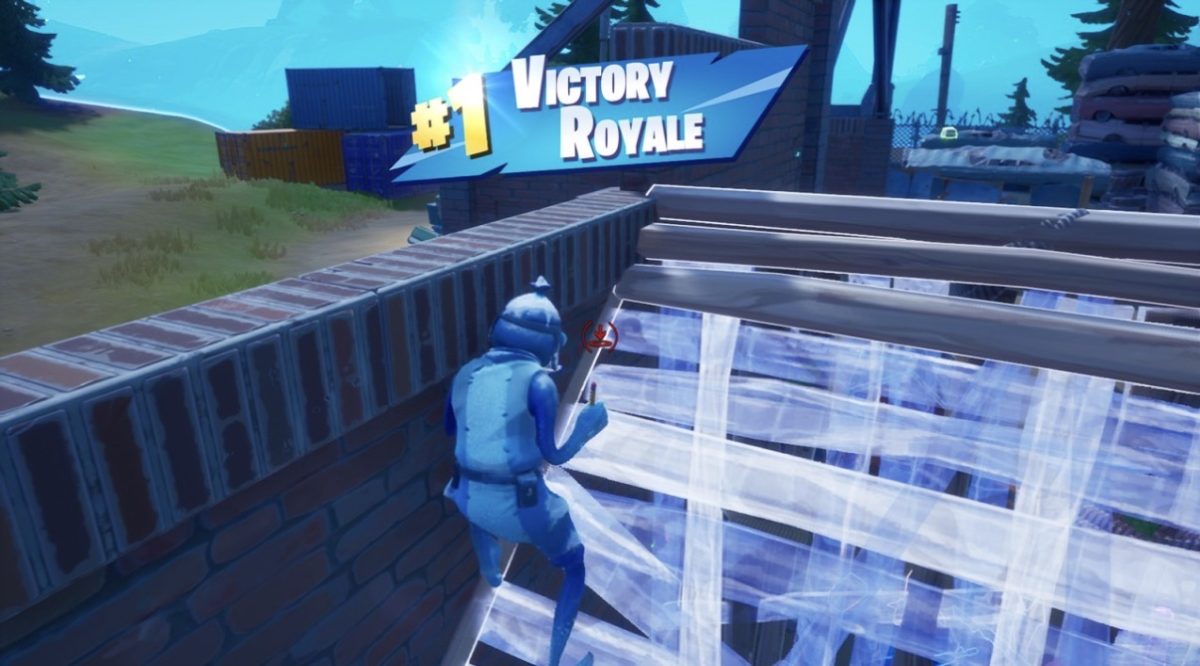 Fortnite is a globally played 100 person battle royal with the goal being to be the last one standing. "After school days I would play until I went to sleep and on weekends I would play all day," junior Asher Boger said. 
Screenshot by Thaddeus Elfreich 