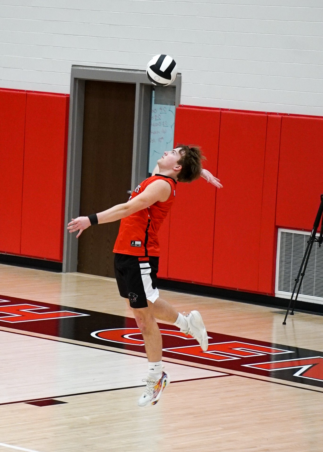 Finn Stillman and Evan Myer help show the mix of experience and new energy in North Central boys volleyball entering the 2026 season. Head Coach Chelsea Perisie said the team was “electric.” Panthers are expected to compete at the highest level yet and make state.