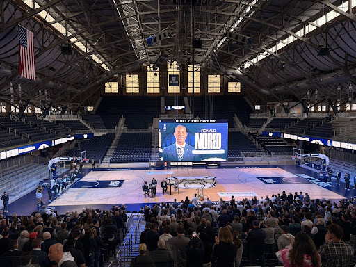Ronald Nored’s return to Hinkle Fieldhouse, this time as a coach not a player.